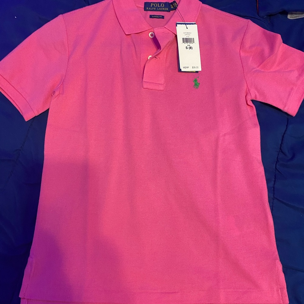 Boys Pink polo